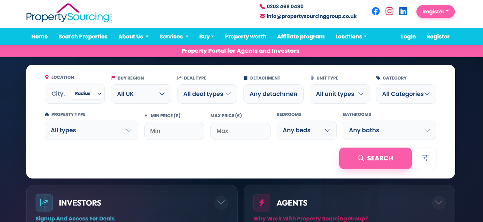 Property sorcing group