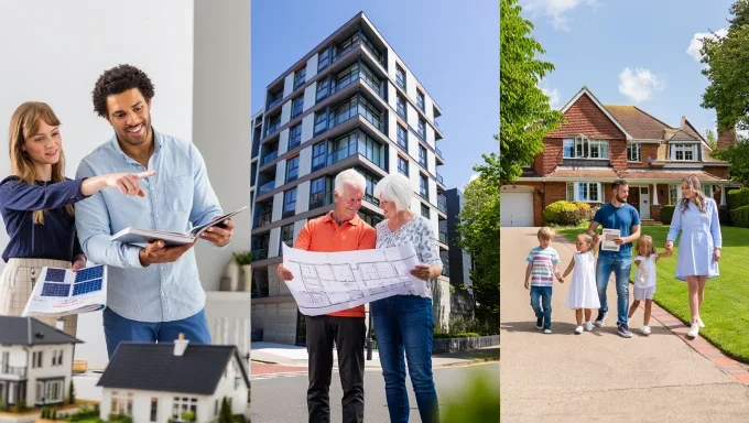 Sectoral trends new builds flats and detached homes 1