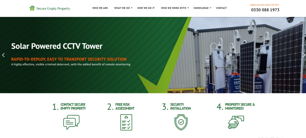 3. Secure Empty Property