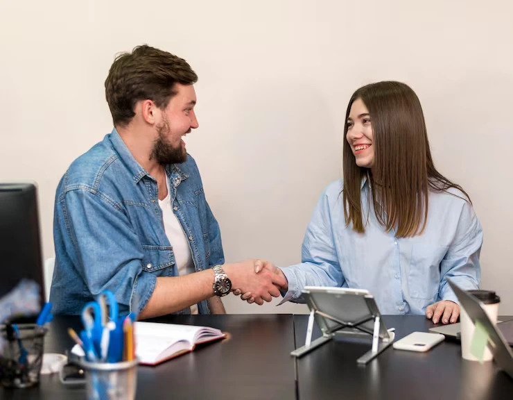 Negotiation purchase support Harrogate property deals Pearl Lemon Properties client handshake agreement